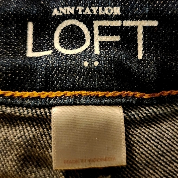 Ann Taylor LOFT Modern Skinny Denim Blue Jean Women's 4P Everyday Basic EUC - Picture 5 of 7
